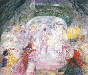James Ensor Theater of Masks oil painting on canvas